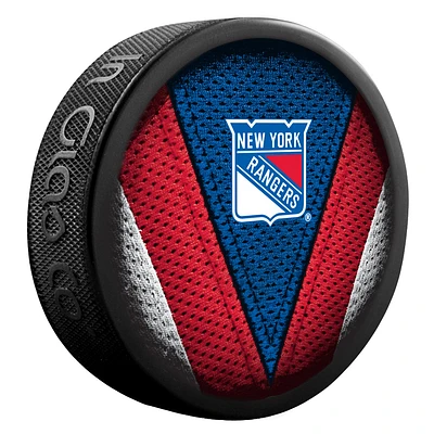 NHL Puck Stitch Rangers