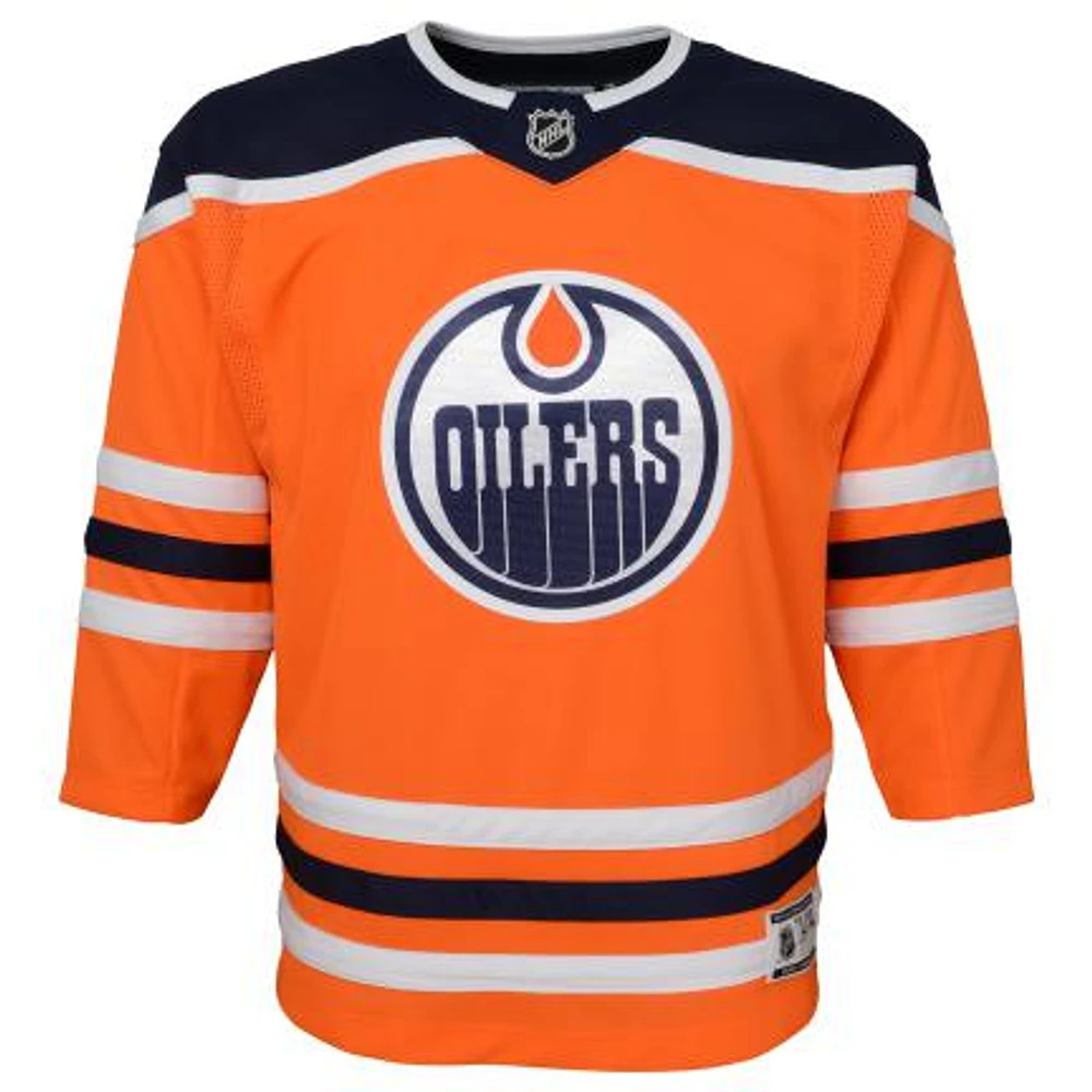 NHL Infant Blank Premier Jersey Alt Orange Oilers