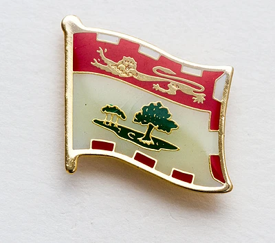 Provincial Lapel Pin Flag PEI