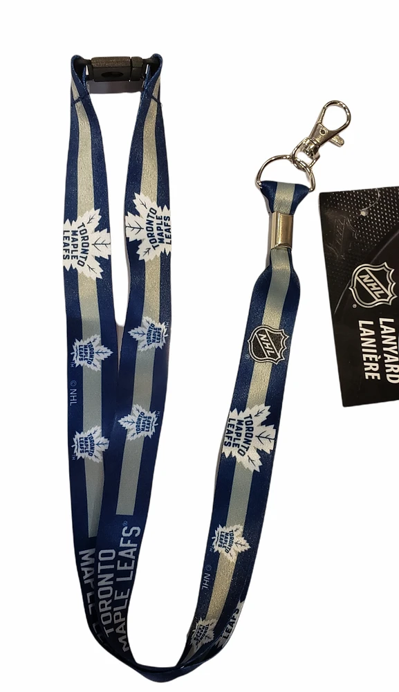 NHL Lanyard Sublimated Maple Leafs