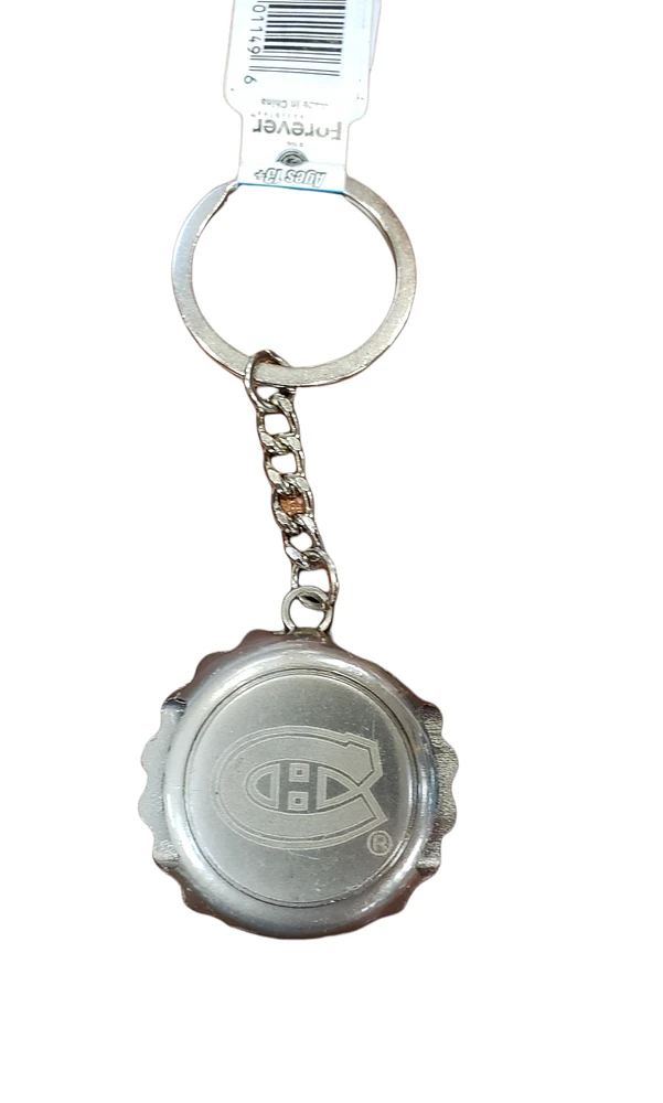 NHL Keychain Bottle Opener Bottle Cap Canadiens