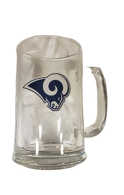 NFL Beer Mug 15 Oz Glass Sport Rams