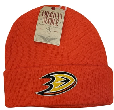 NHL Knit Hat Replica Cuff Ducks