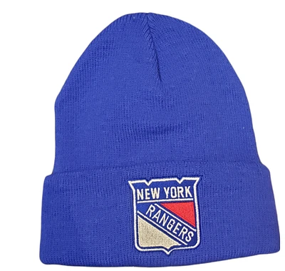 NHL Knit Hat Replica Cuff Rangers