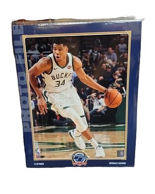 NBA 8x10 Player Photograph Dribble Giannis Antetokounmpo Bucks