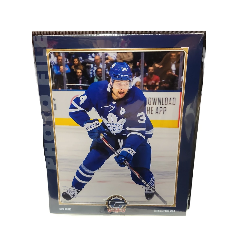 NHL 8x10 Player Photograph Home Auston Matthews Maple Leafs