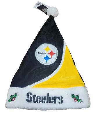 NFL Santa Hat Color Block Steelers