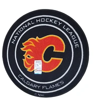 NHL Fan Mat Puck Flames
