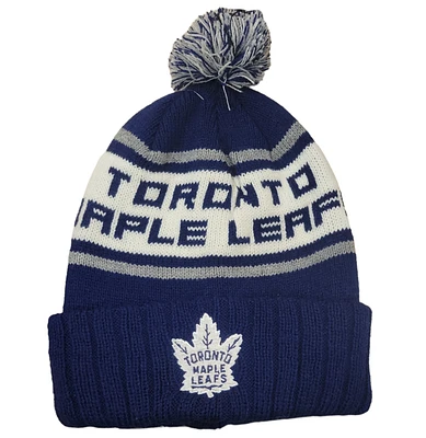 NHL Knit Hat Pillow Line Maple Leafs (Navy)