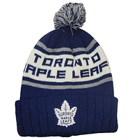 NHL Knit Hat Pillow Line Maple Leafs (Navy)