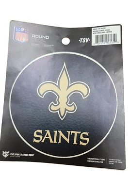 NFL Round Decal Saints