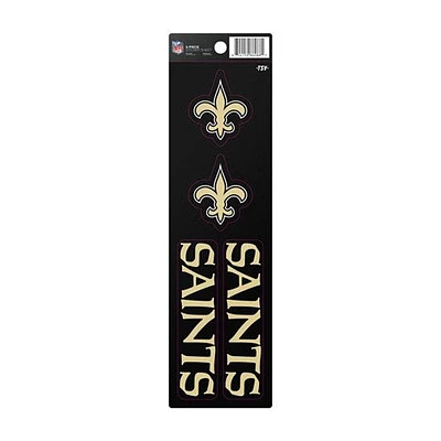 NFL 4pc Sticker Sheet Saints