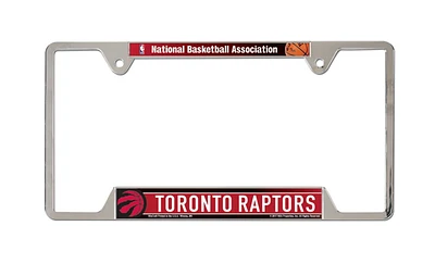 NBA License Plate Frame Metal Raptors