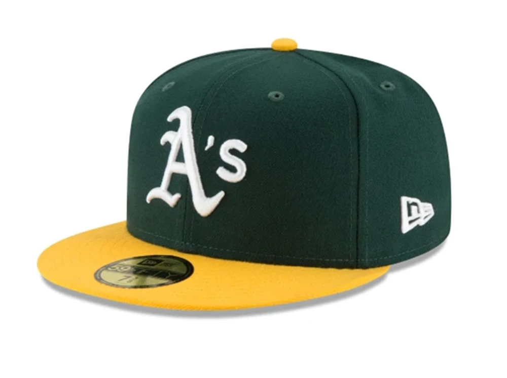 MLB Hat 5950 ACPerf Home Athletics (Forest Green & Yellow)