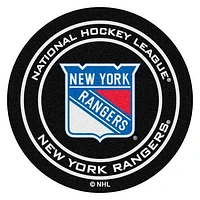 NHL Fan Mat Puck Rangers