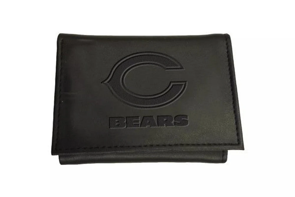 NFL Wallet Leather Tri-Fold Bears (Black)