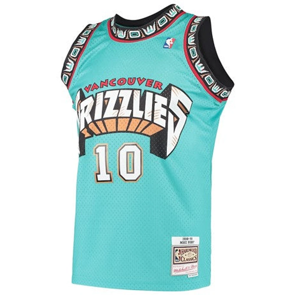 NBA Hardwood Classics Player 1998-99 Swingman Jersey Mike Bibby Grizzlies (Teal)