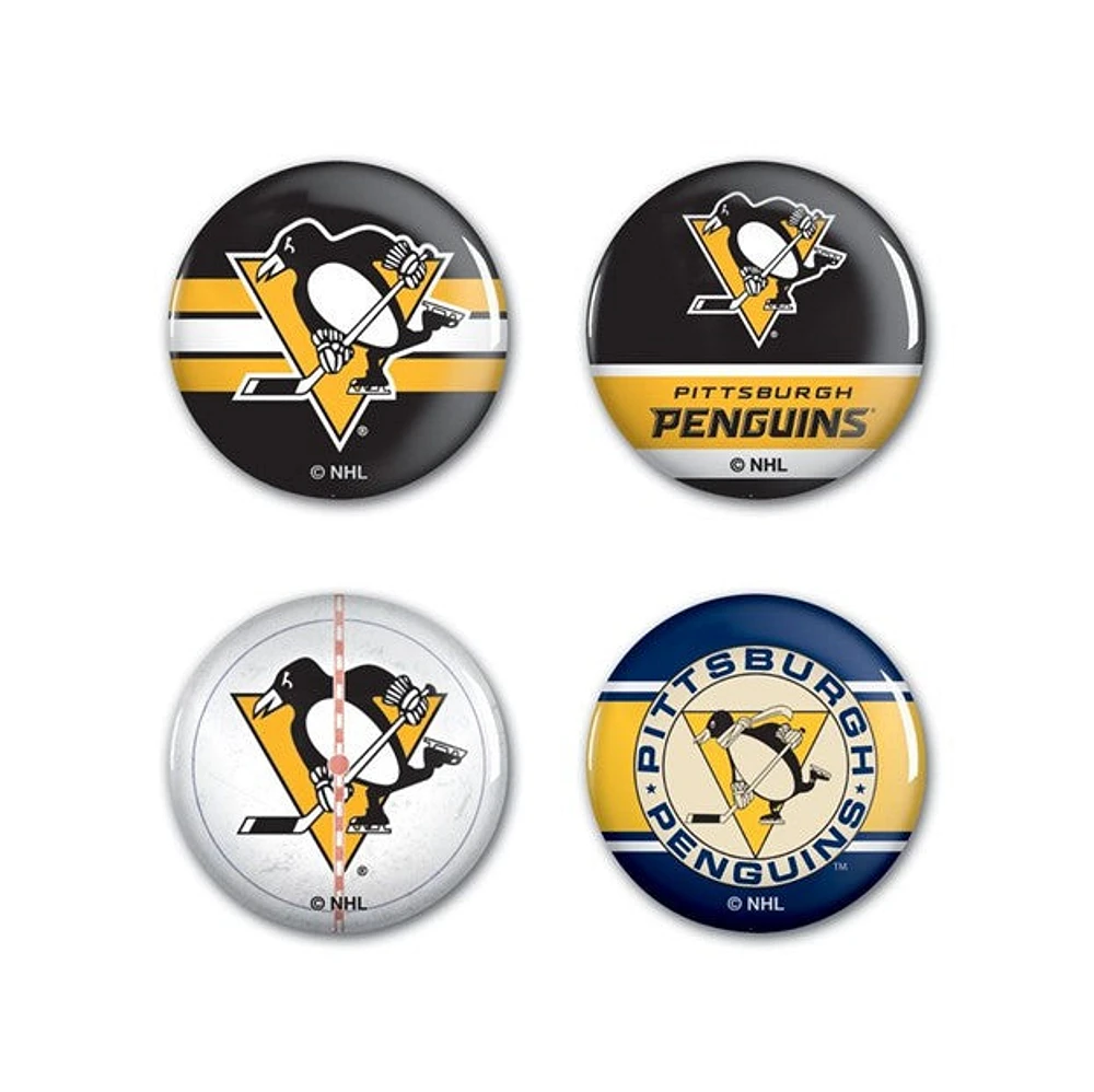 NHL Button Set Penguins