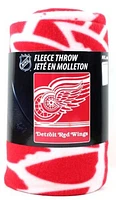 NHL Fleece Throw Red Wings