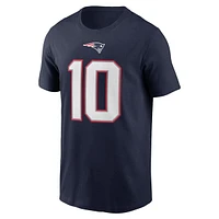 NFL Player T-Shirt Name And Number Mac Jones Patriots