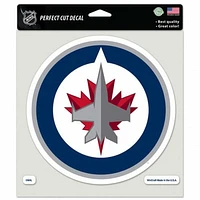 NHL Perfect Cut Decal 8x8 Jets