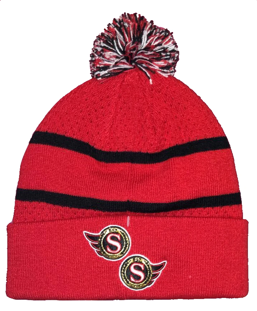 NHL Youth Knit Hat Reverse Retro Birdseye Senators