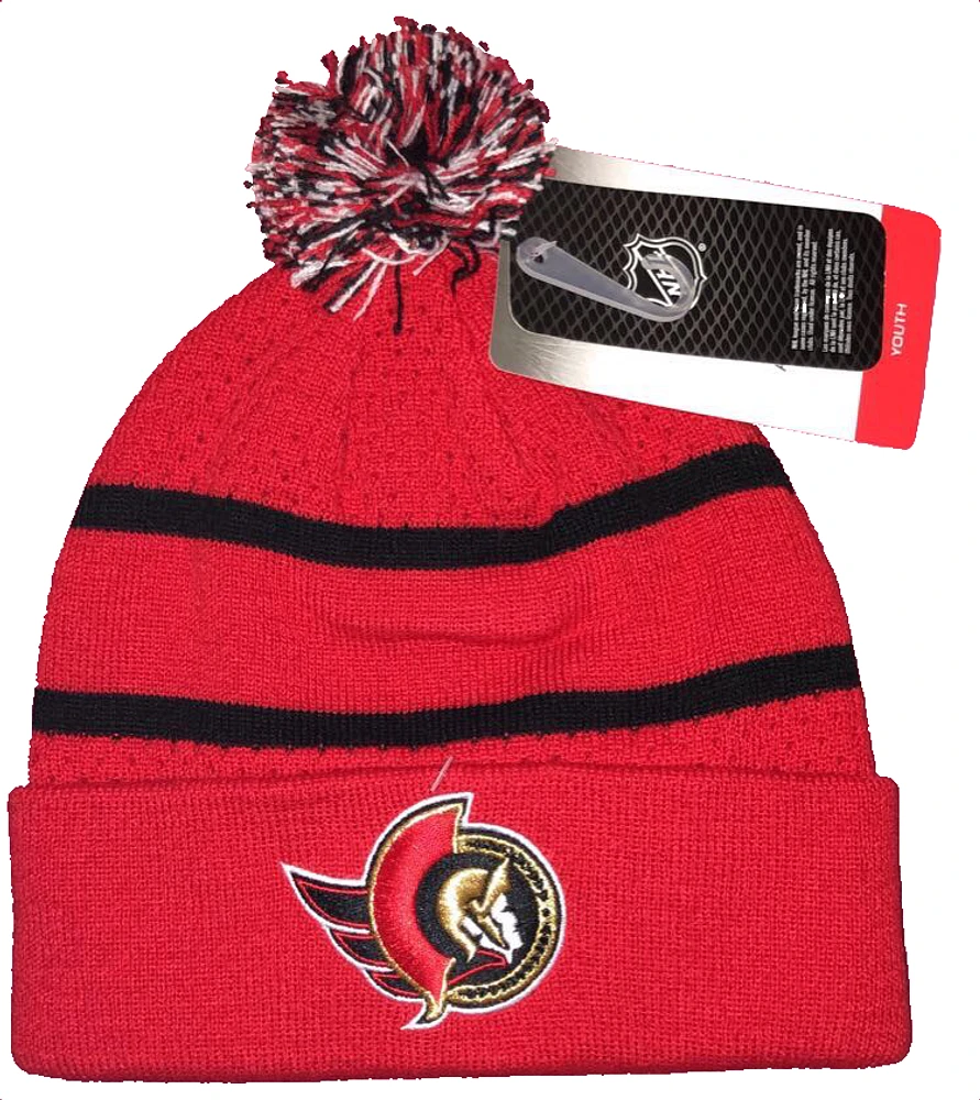 NHL Youth Knit Hat Reverse Retro Birdseye Senators