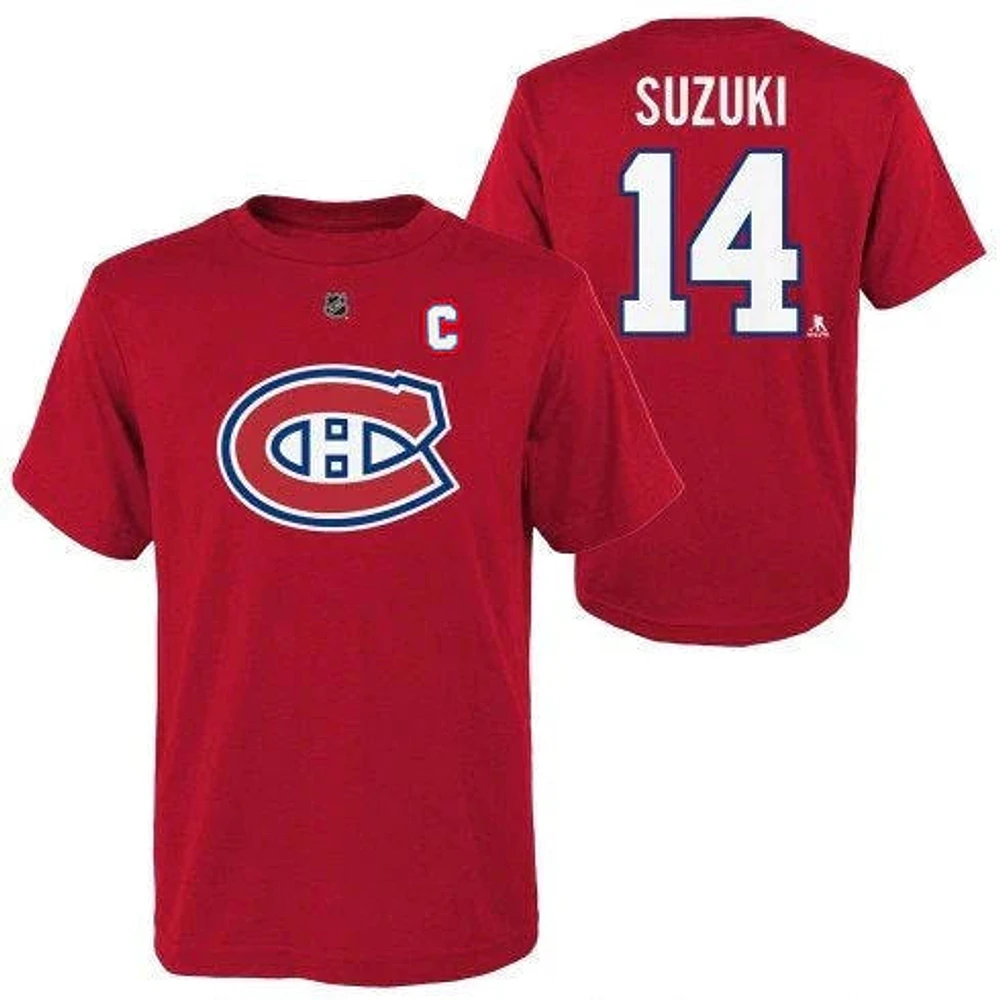 NHL Youth Player T-Shirt Nick Suzuki Canadiens