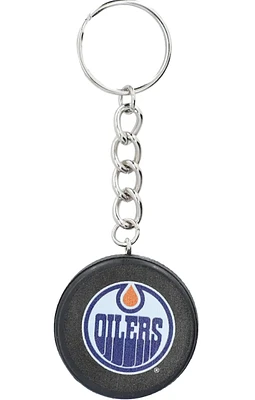 NHL Keychain Puck Oilers
