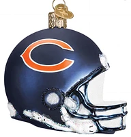 NFL Ornament Blown Glass Helmet Bears