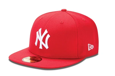 MLB Hat 5950 Basic Scarlet Yankees (Red Undervisor)