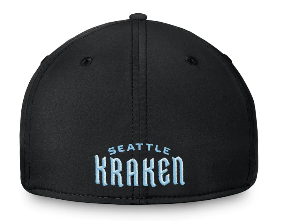 NHL Hat Structured Stretch Core Secondary Kraken (Black)