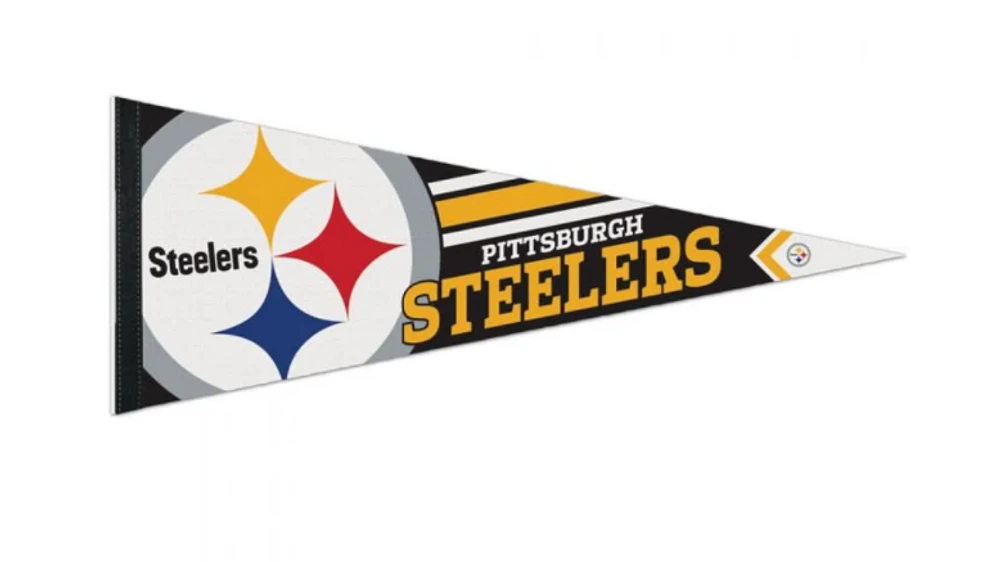 NFL Felt Pennant Slogan Steelers