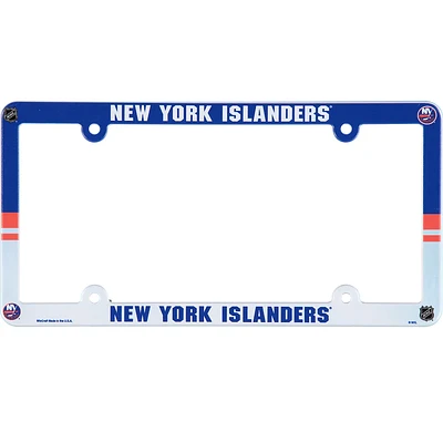 NHL License Plate Frame Plastic Islanders