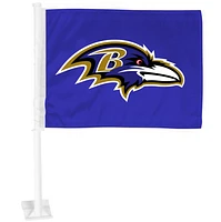 NFL Car Flag 11x15 Logo Ravens