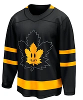 NHL Blank Replica Breakaway Jersey Alt Black Reversible Maple Leafs