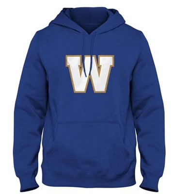 CFL Hoodie Fleece Basic Logo Blue Bombers