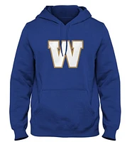 CFL Hoodie Fleece Basic Logo Blue Bombers