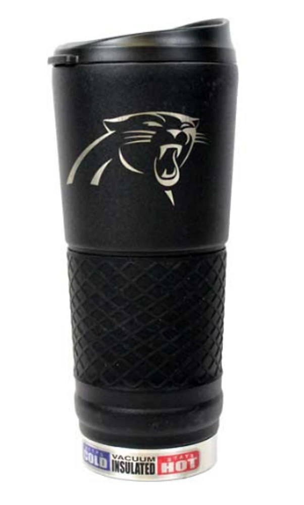 NFL Travel Mug Black 24oz. Stealth Panthers