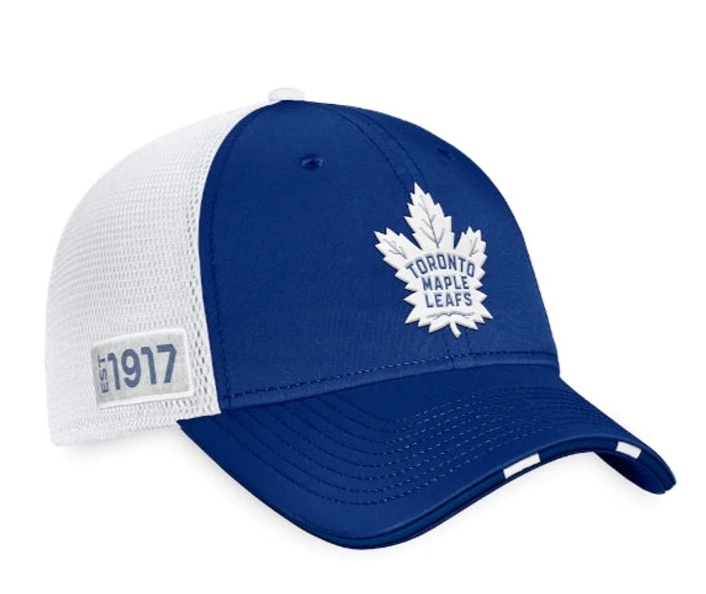 NHL Hat Structured Adjustable Draft 2022 Maple Leafs