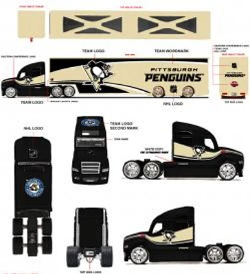 NHL Transport Truck Penguins