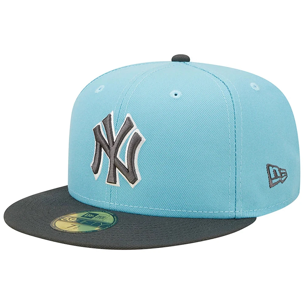 MLB Hat 5950 2T Color Pack Yankees (Teal Blue)