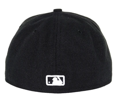 MLB Hat 5950 Cooperstown Basic Black And White Expos