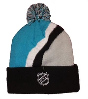 NHL Youth Knit Hat Special Edition Reverse Retro Diagonal Sharks