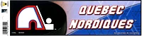 NHL Bumper Sticker Nordiques