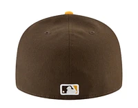 MLB Hat 5950 ACPerf Alt2 2017 Padres (Yellow & Brown)