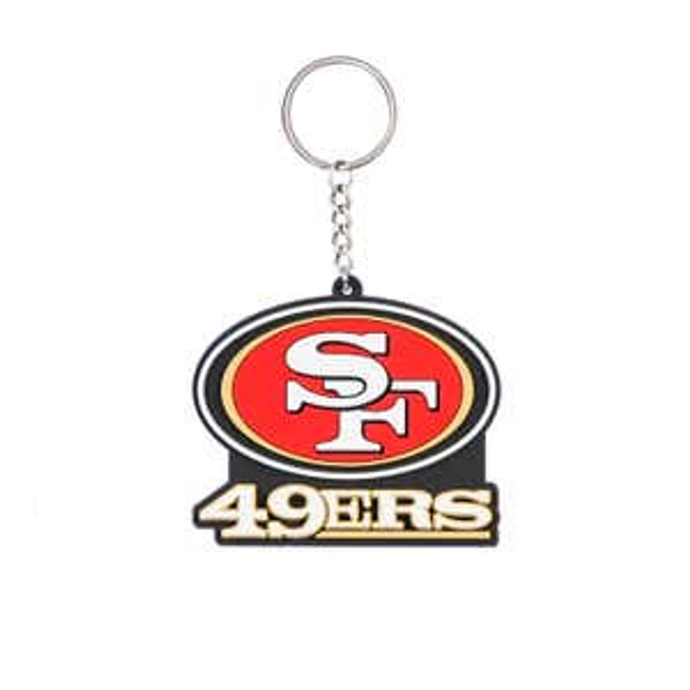 NFL Keychain Rubber 49ers