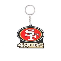 NFL Keychain Rubber 49ers