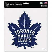 NHL Perfect Cut Decal 8x8 Maple Leafs