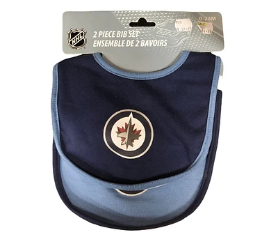 NHL Infant 2Pc Bib Set Back to the Basics Jets